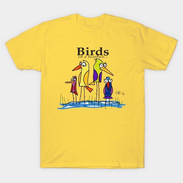 Birds of a feather T-Shirt by tlak